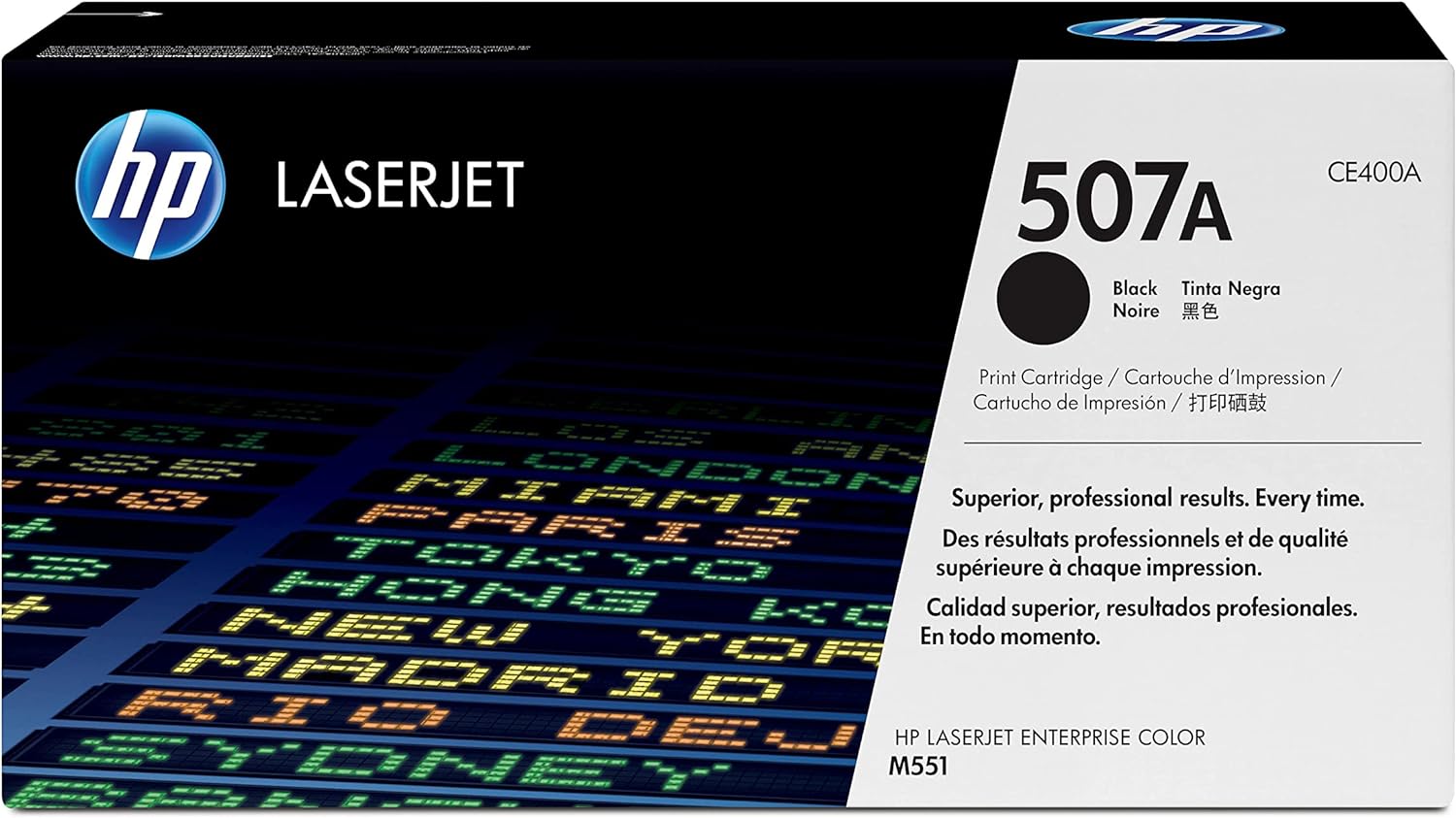 HP CE400A  (507A) Black Toner